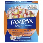 Тампоны, Tampax (Тампакс) 16 шт компак перл супер плюс с аппликатором