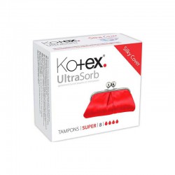 Тампоны, Kotex (Котекс) 8 шт ультра сорб силки ковер супер