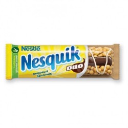 Батончик шоколадный, Nesquik (Несквик) 23 г Дуо цельные злаки