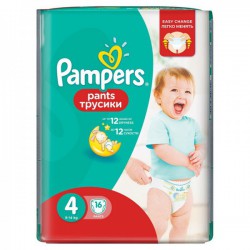 Подгузники-трусики, Pampers (Памперс) 9-14 кг 16 шт пэнтс макси