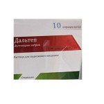 Дальтеп, раствор для подкожного введения 2500 анти-Ха МЕ/0.2 мл 10 шт