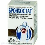 Бронхостат, гран. гомеоп. 30 г №1